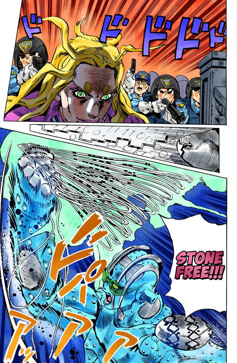 Page 17 Chapter 101 JoJos Bizarre Adventure, Part 6: Stone Ocean (Official Colored)