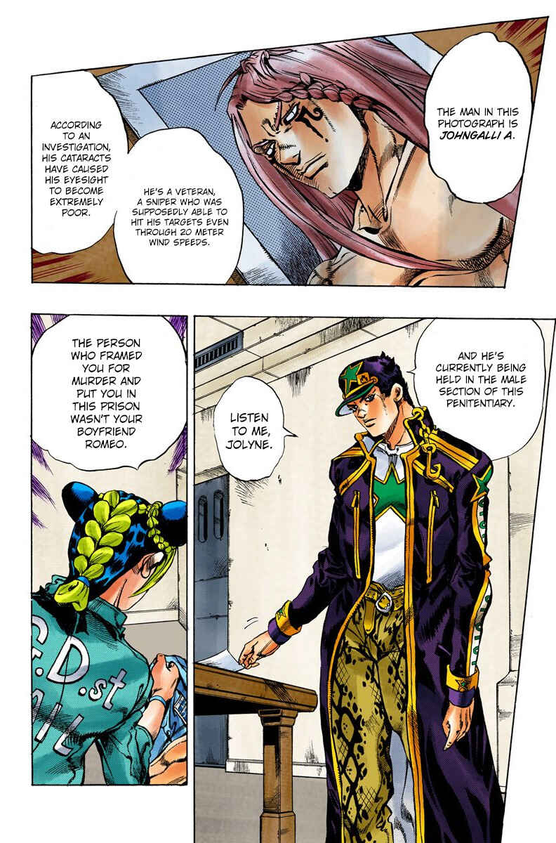 Page 8 Chapter 12 JoJos Bizarre Adventure, Part 6: Stone Ocean (Official Colored)