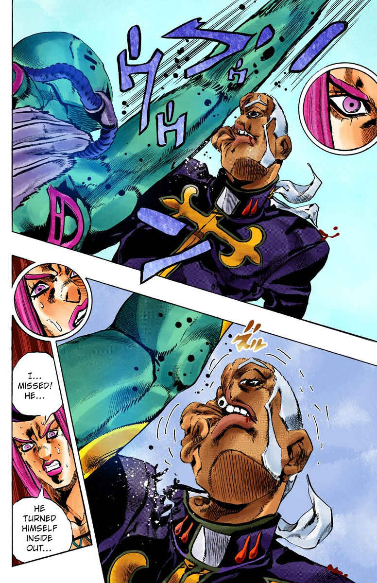 Page 12 Chapter 145 JoJos Bizarre Adventure, Part 6: Stone Ocean (Official Colored)