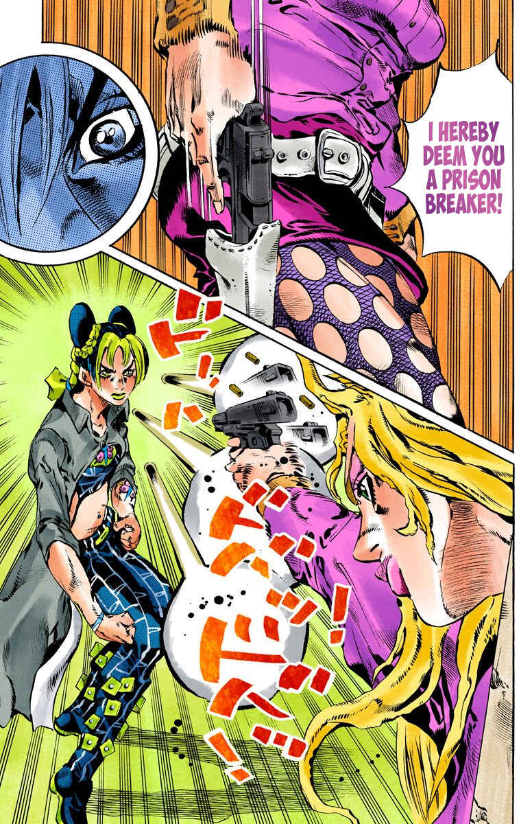 Page 9 Chapter 100 JoJos Bizarre Adventure, Part 6: Stone Ocean (Official Colored)