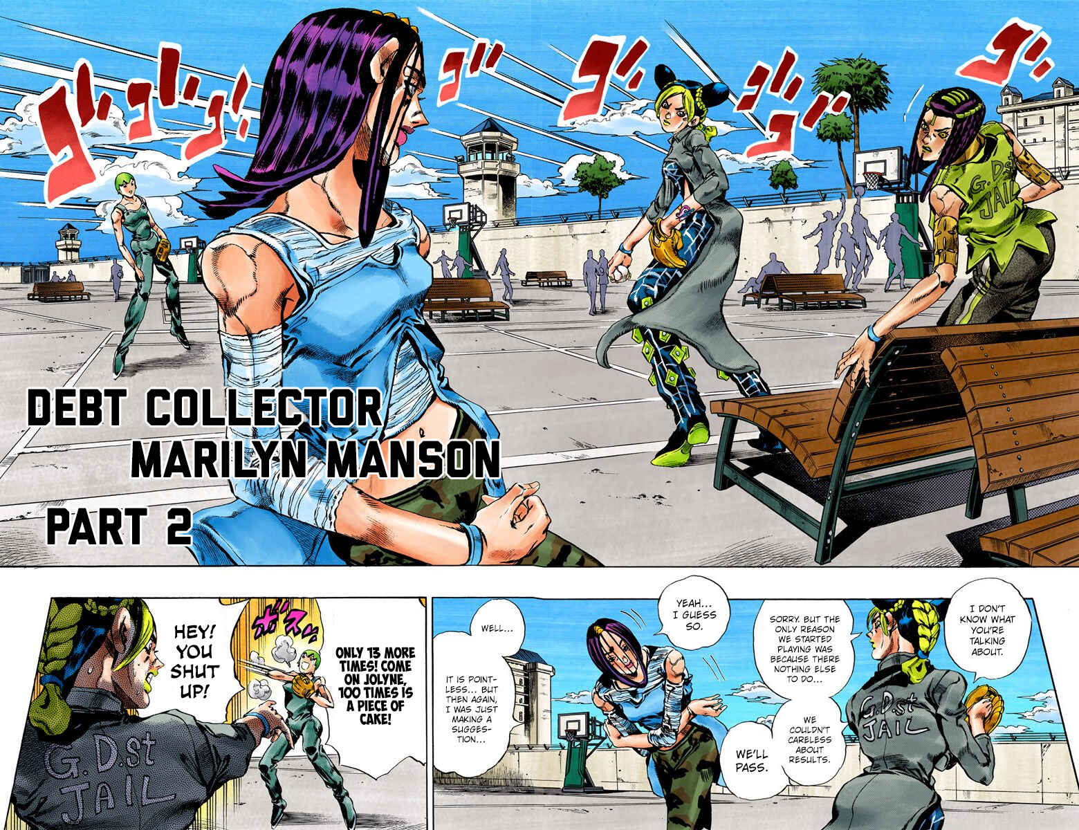 Page 2 Chapter 35 JoJos Bizarre Adventure, Part 6: Stone Ocean (Official Colored)