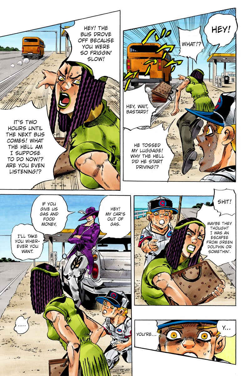 Page 14 Chapter 158 JoJos Bizarre Adventure, Part 6: Stone Ocean (Official Colored)