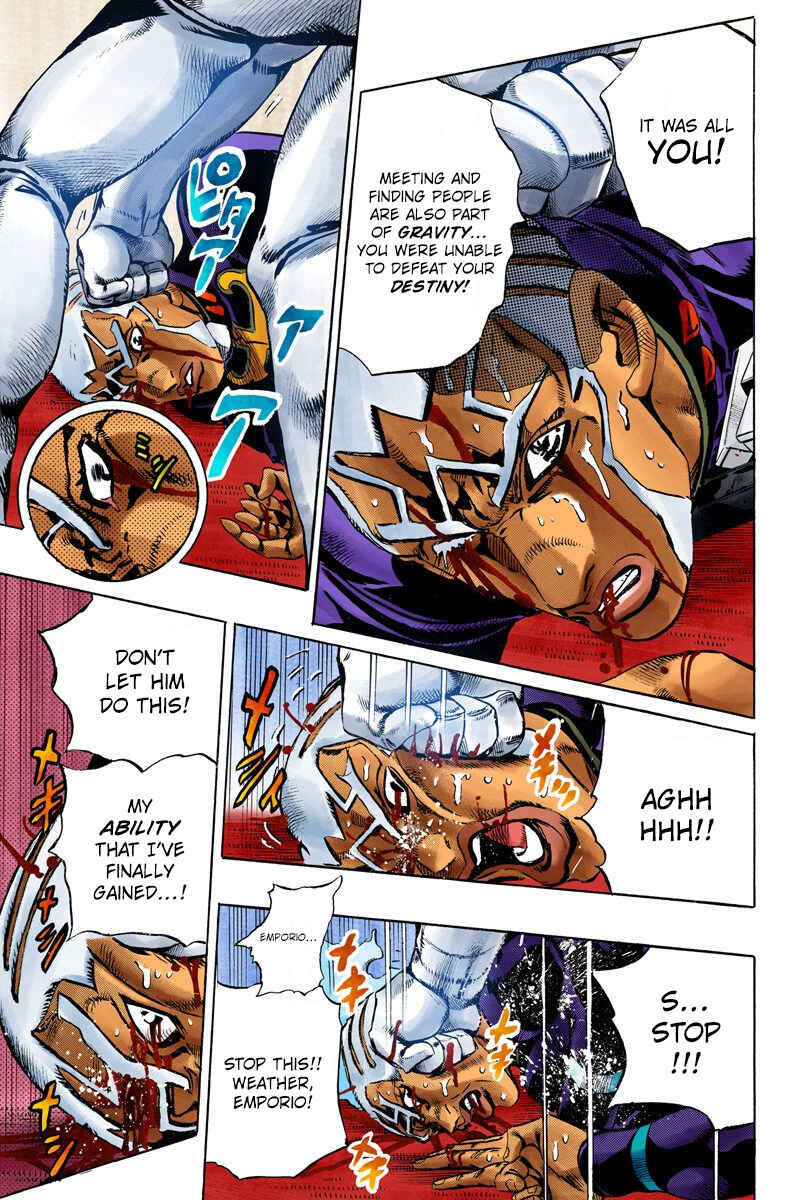 Page 8 Chapter 158 JoJos Bizarre Adventure, Part 6: Stone Ocean (Official Colored)