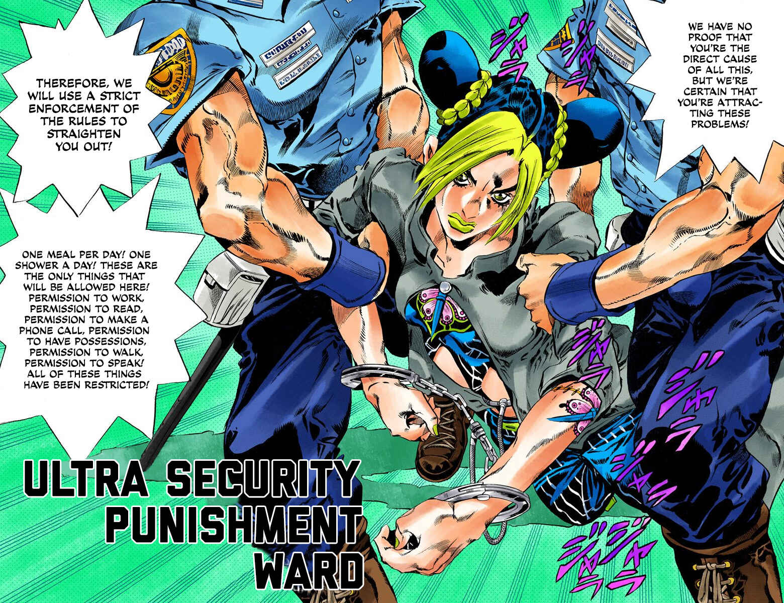 Page 2 Chapter 58 JoJos Bizarre Adventure, Part 6: Stone Ocean (Official Colored)