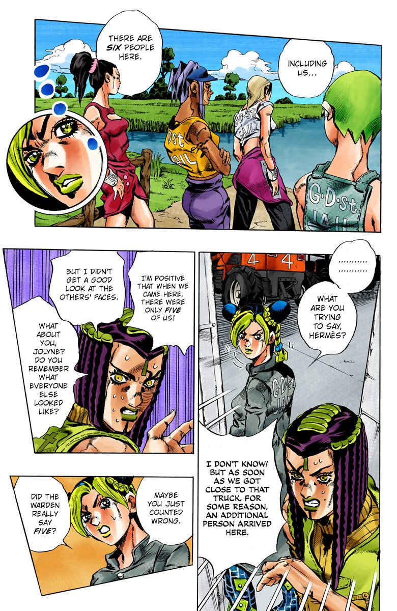 Page 13 Chapter 27 JoJos Bizarre Adventure, Part 6: Stone Ocean (Official Colored)