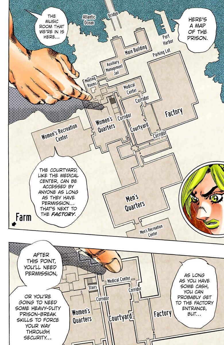 Page 12 Chapter 40 JoJos Bizarre Adventure, Part 6: Stone Ocean (Official Colored)