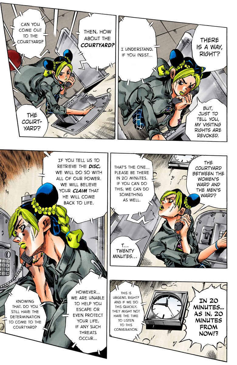 Page 7 Chapter 40 JoJos Bizarre Adventure, Part 6: Stone Ocean (Official Colored)
