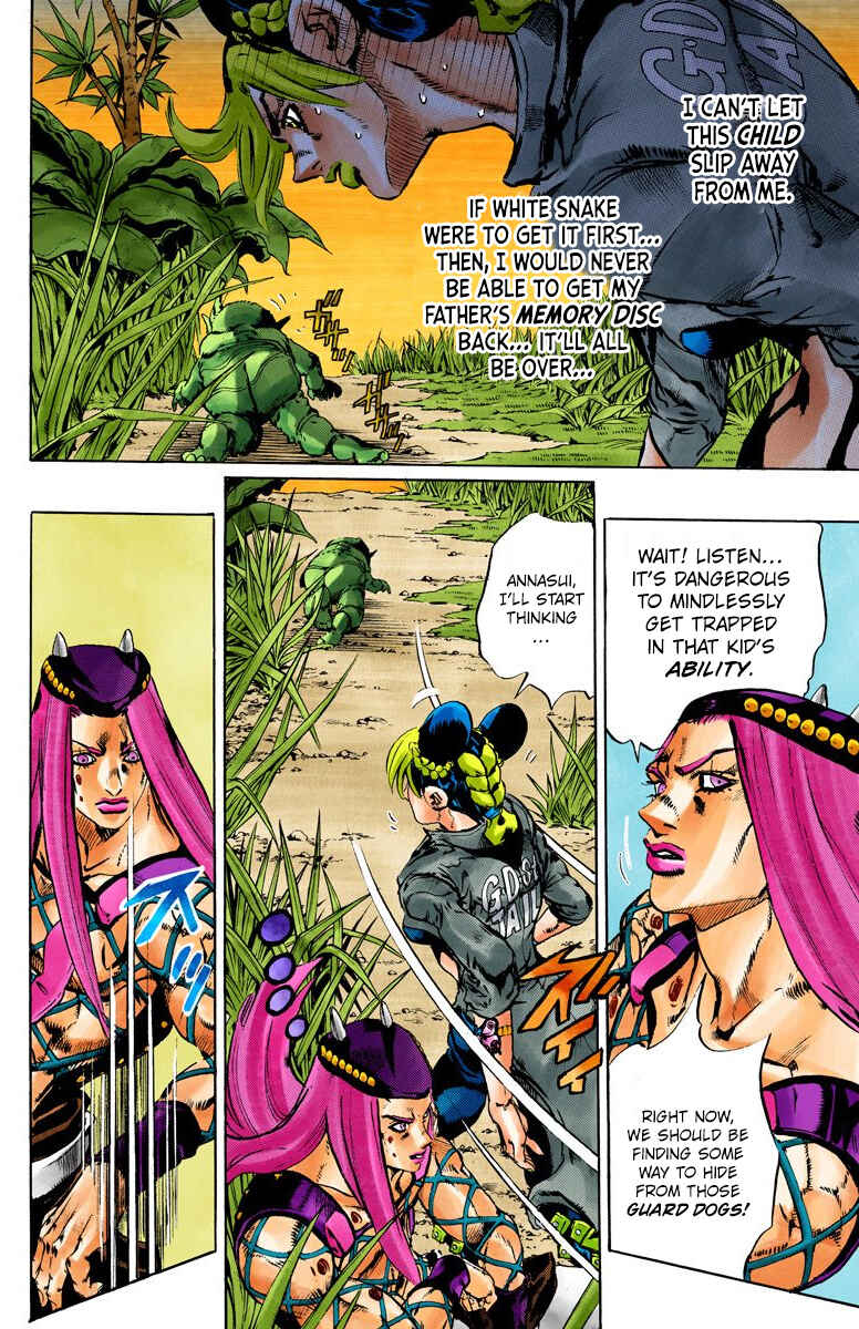 Page 4 Chapter 87 JoJos Bizarre Adventure, Part 6: Stone Ocean (Official Colored)