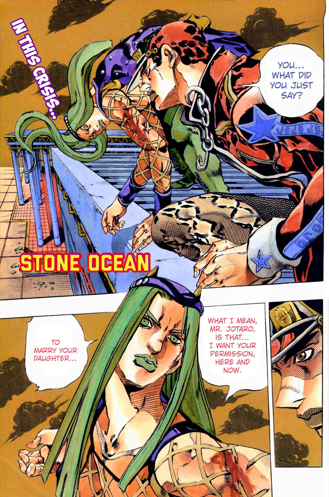 Page 2 Chapter 151 JoJos Bizarre Adventure, Part 6: Stone Ocean (Official Colored)