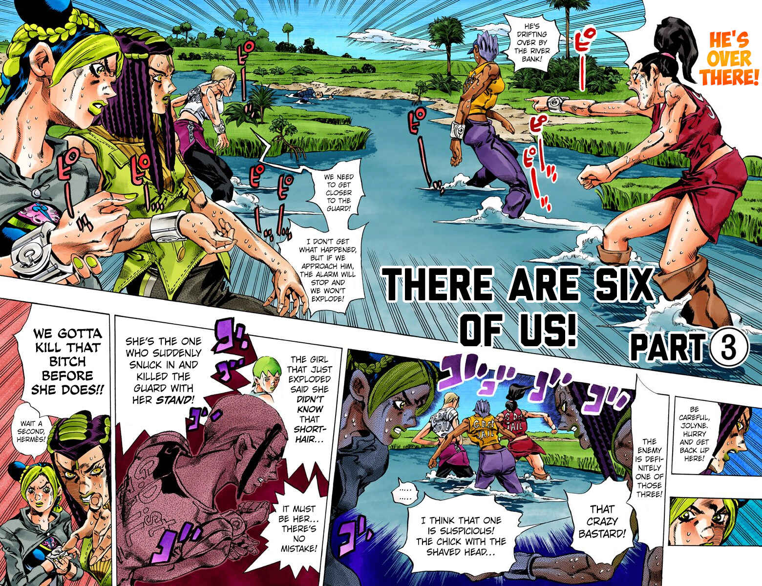 Page 3 Chapter 28 JoJos Bizarre Adventure, Part 6: Stone Ocean (Official Colored)