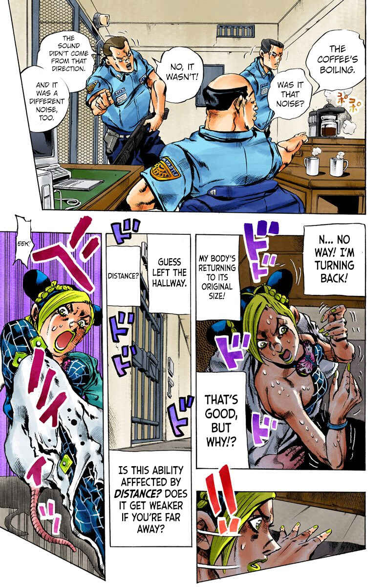 Page 15 Chapter 7 JoJos Bizarre Adventure, Part 6: Stone Ocean (Official Colored)