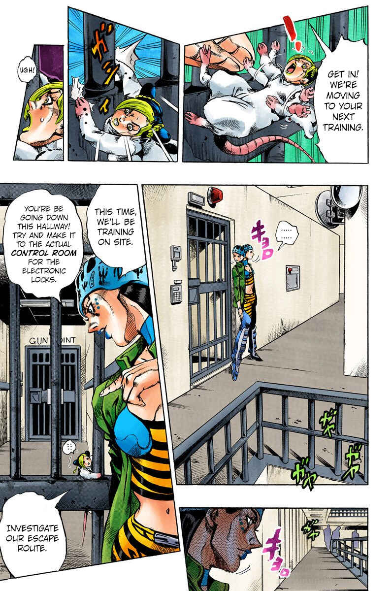 Page 5 Chapter 7 JoJos Bizarre Adventure, Part 6: Stone Ocean (Official Colored)