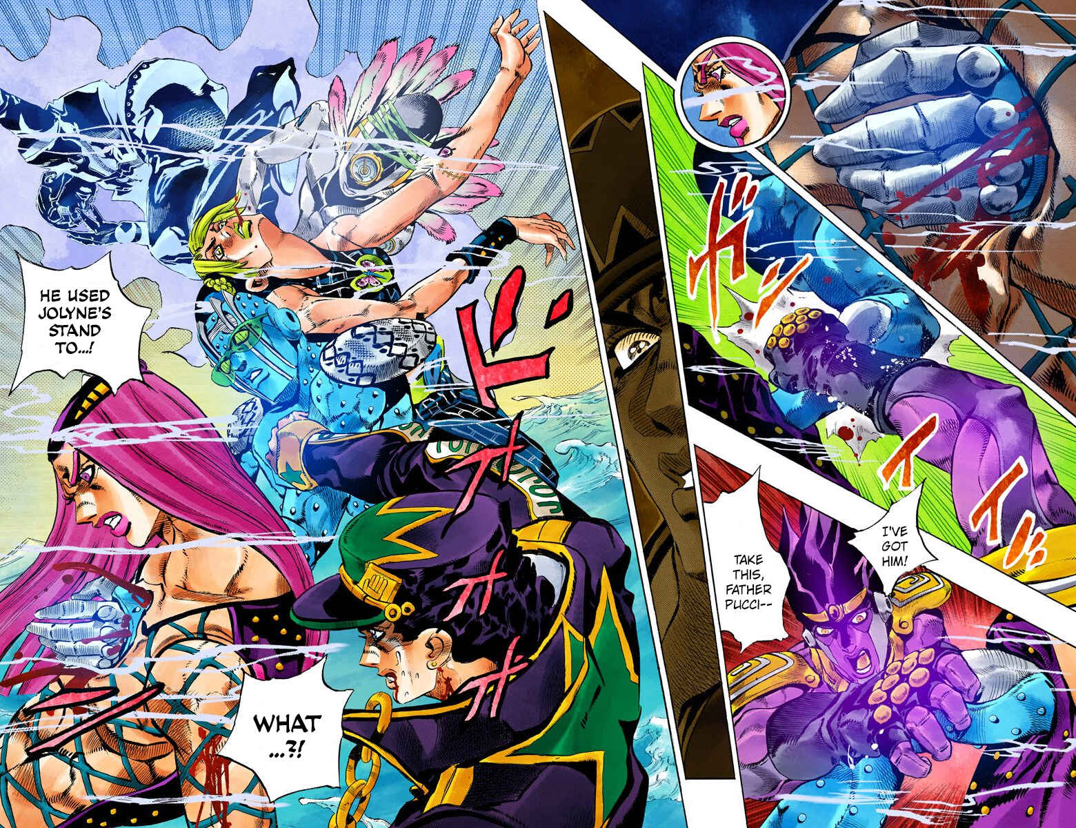 Page 14 Chapter 153 JoJos Bizarre Adventure, Part 6: Stone Ocean (Official Colored)