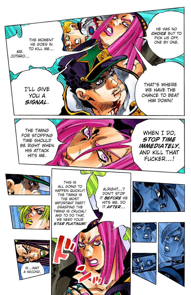 Page 4 Chapter 153 JoJos Bizarre Adventure, Part 6: Stone Ocean (Official Colored)