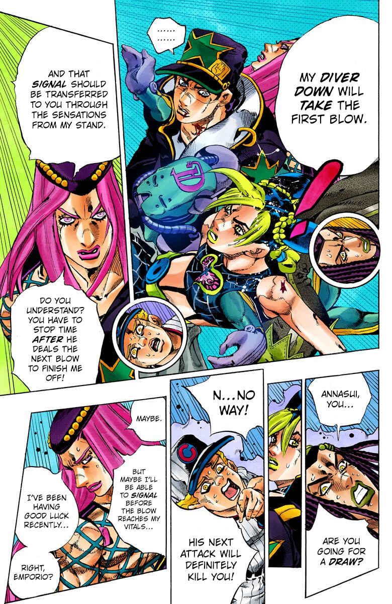 Page 6 Chapter 153 JoJos Bizarre Adventure, Part 6: Stone Ocean (Official Colored)