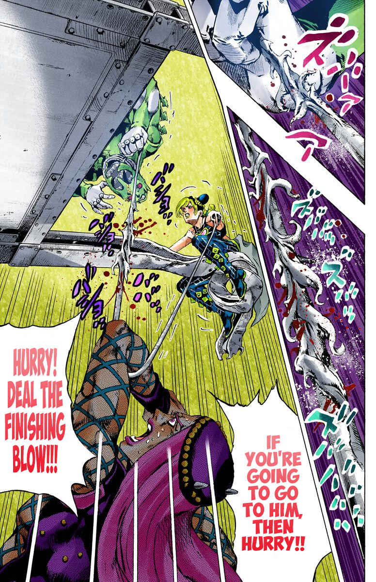 Page 4 Chapter 143 JoJos Bizarre Adventure, Part 6: Stone Ocean (Official Colored)