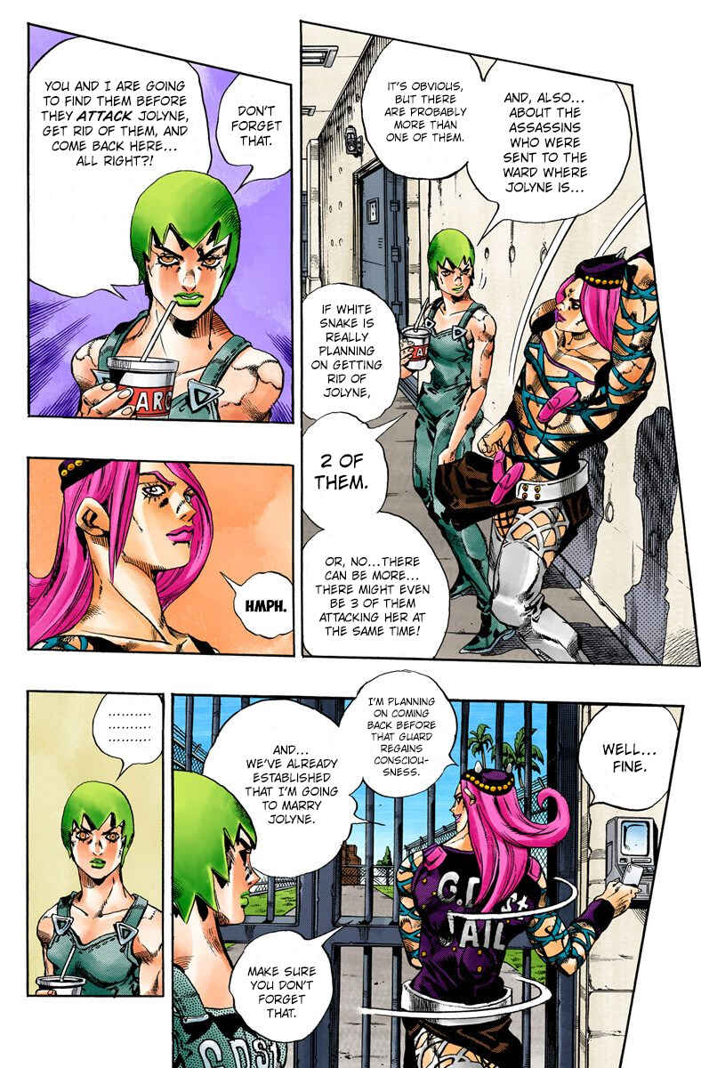 Page 4 Chapter 62 JoJos Bizarre Adventure, Part 6: Stone Ocean (Official Colored)