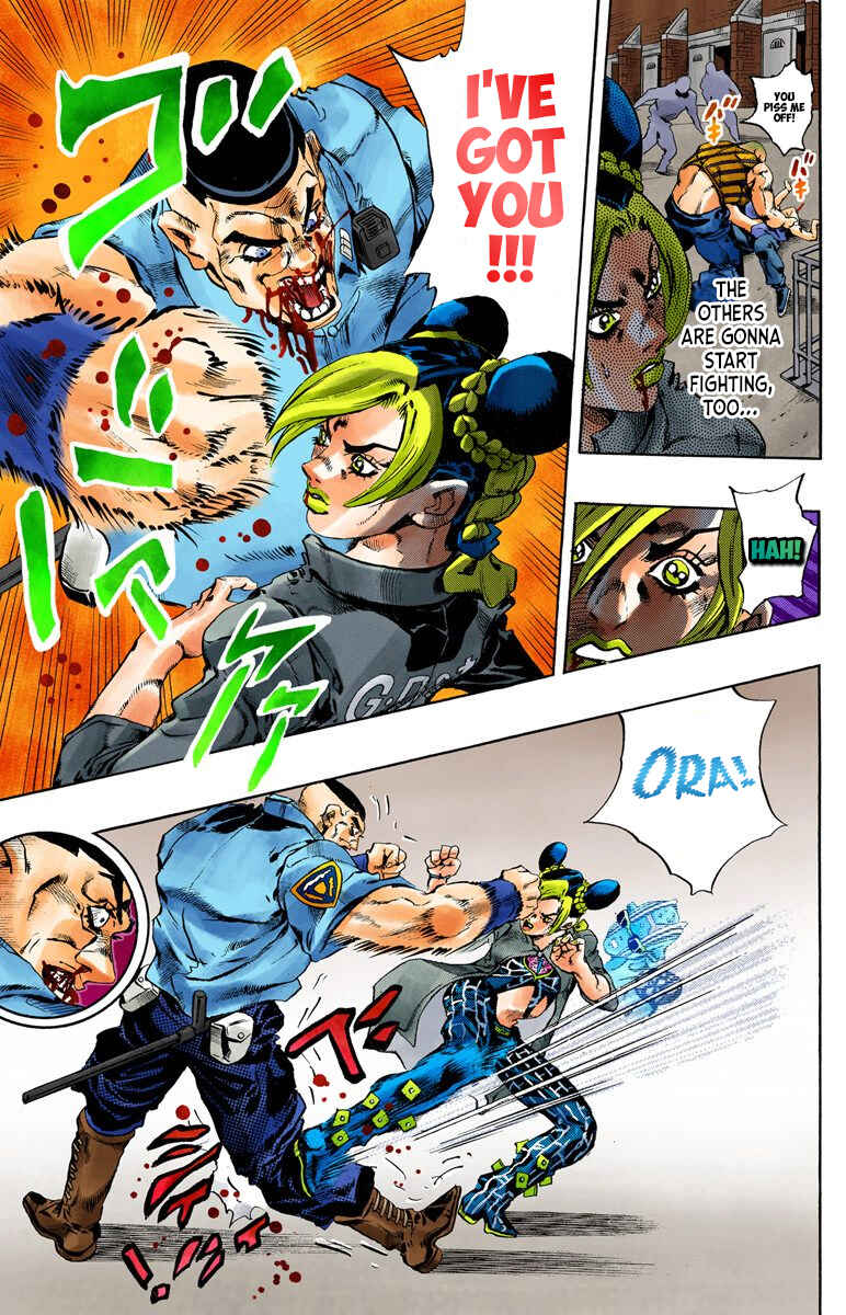 Page 8 Chapter 62 JoJos Bizarre Adventure, Part 6: Stone Ocean (Official Colored)