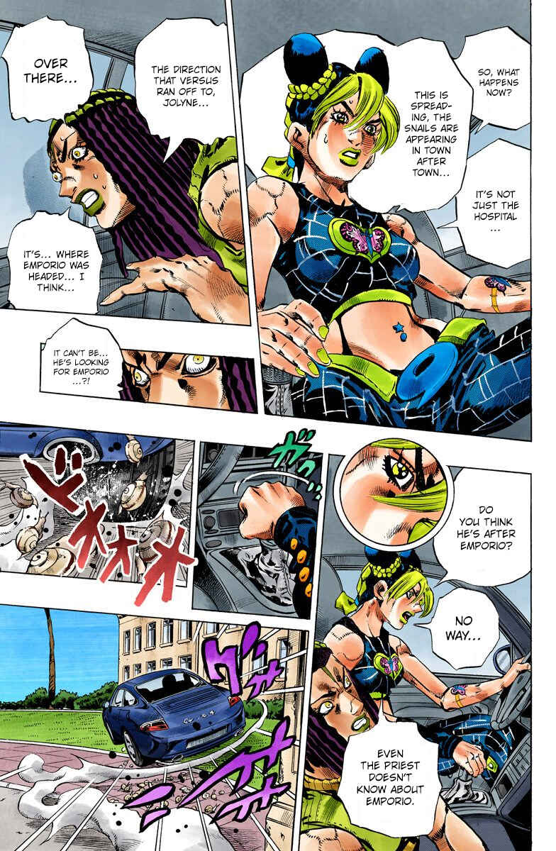Page 13 Chapter 131 JoJos Bizarre Adventure, Part 6: Stone Ocean (Official Colored)