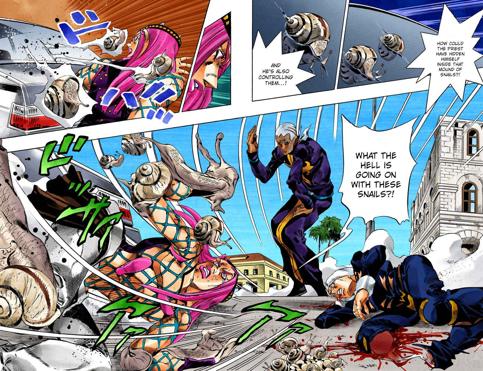 Page 4 Chapter 134 JoJos Bizarre Adventure, Part 6: Stone Ocean (Official Colored)