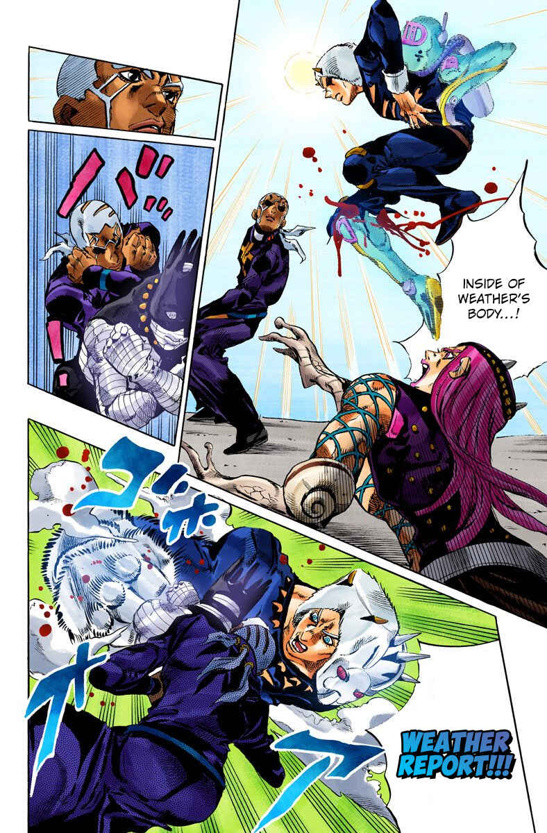 Page 8 Chapter 134 JoJos Bizarre Adventure, Part 6: Stone Ocean (Official Colored)