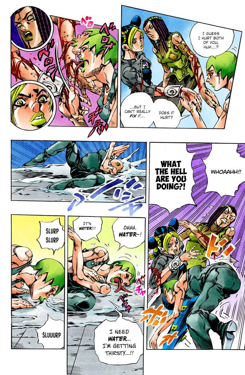 Page 8 Chapter 33 JoJos Bizarre Adventure, Part 6: Stone Ocean (Official Colored)