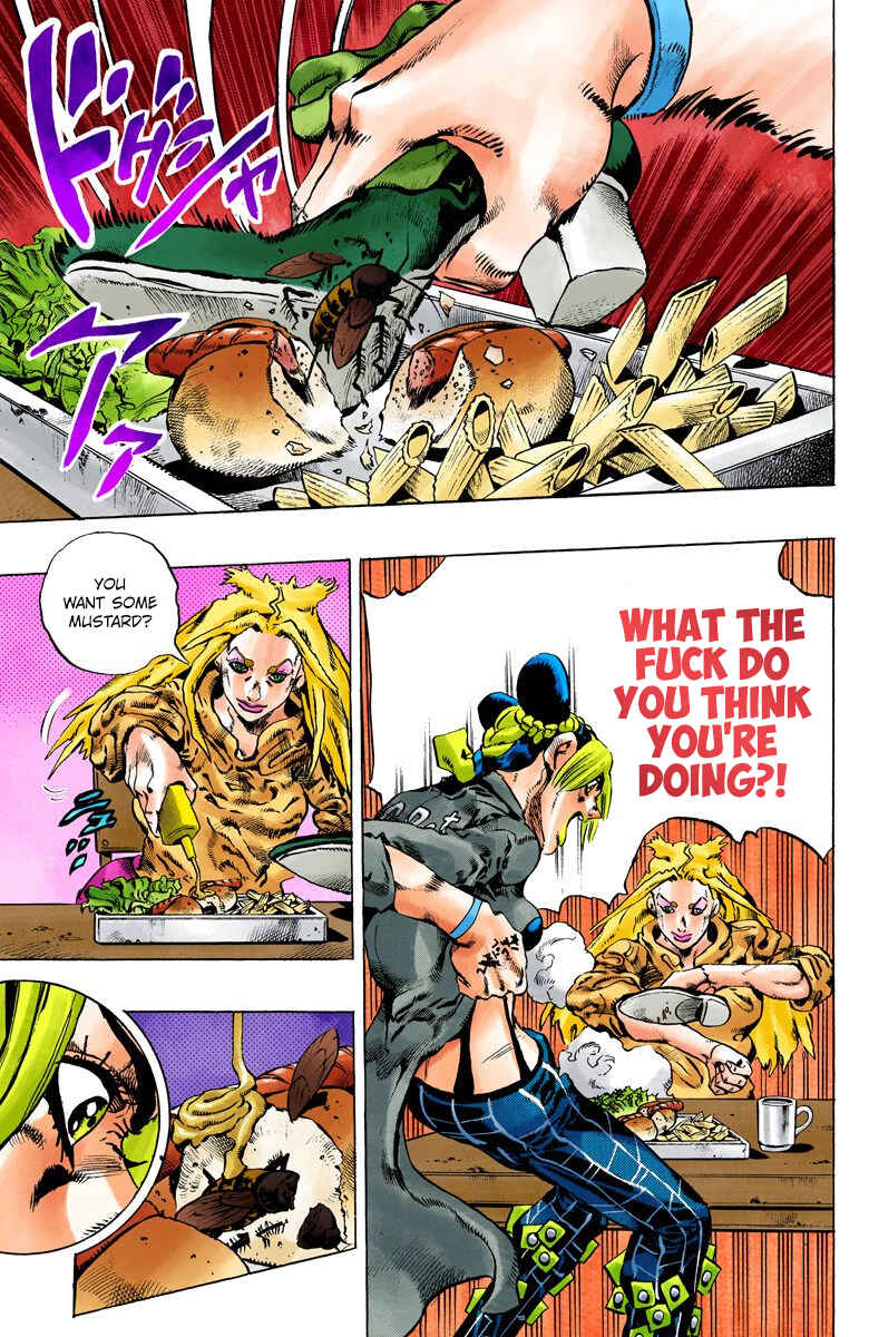 Page 9 Chapter 98 JoJos Bizarre Adventure, Part 6: Stone Ocean (Official Colored)