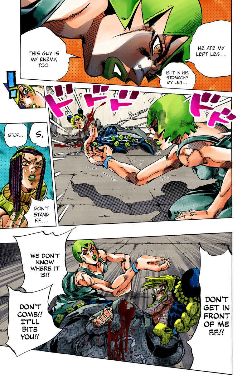Page 17 Chapter 54 JoJos Bizarre Adventure, Part 6: Stone Ocean (Official Colored)