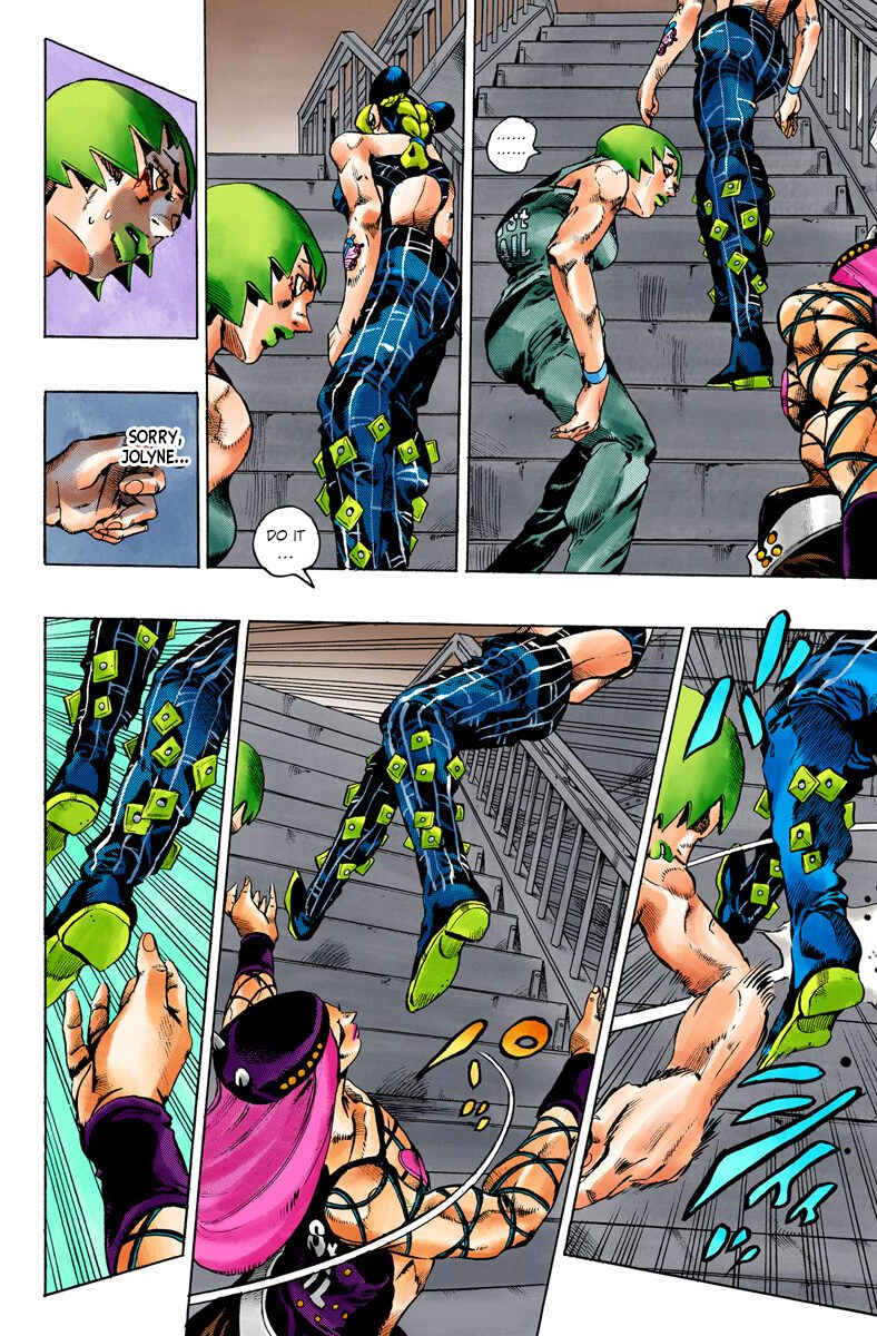 Page 4 Chapter 76 JoJos Bizarre Adventure, Part 6: Stone Ocean (Official Colored)