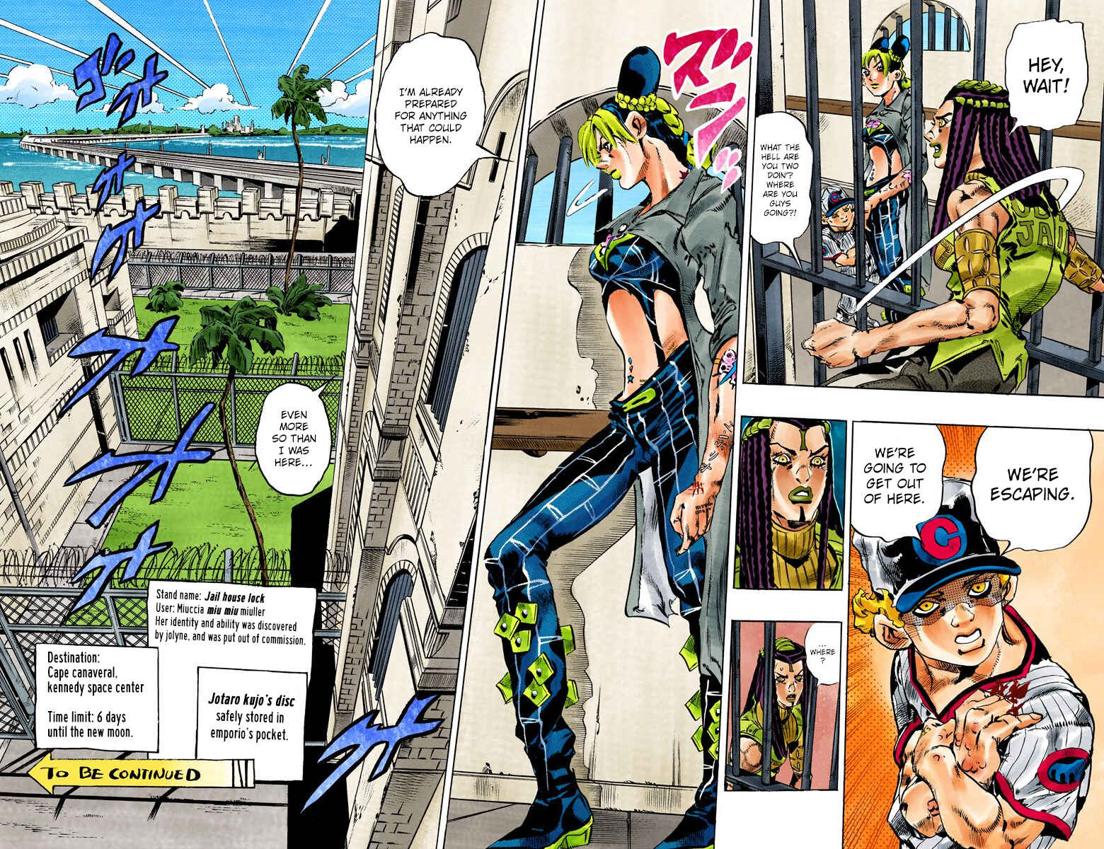 Page 16 Chapter 102 JoJos Bizarre Adventure, Part 6: Stone Ocean (Official Colored)