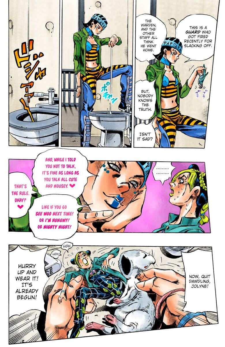 Page 13 Chapter 6 JoJos Bizarre Adventure, Part 6: Stone Ocean (Official Colored)
