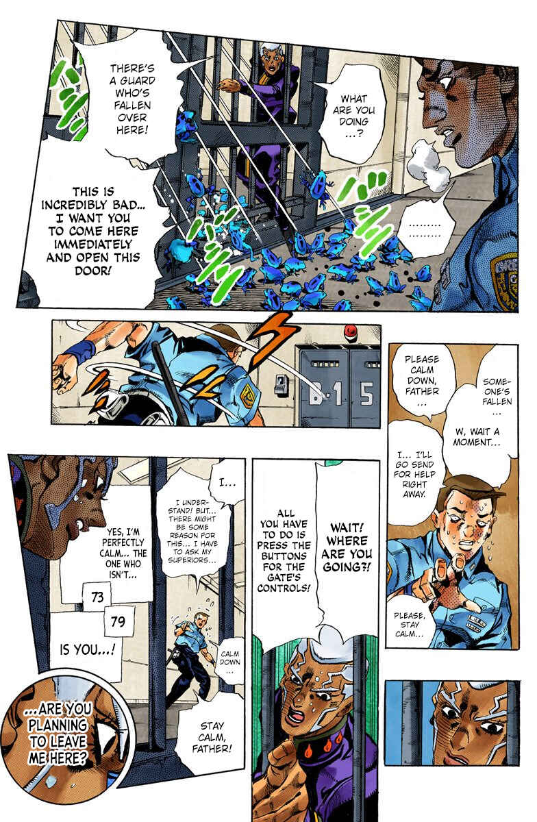 Page 12 Chapter 49 JoJos Bizarre Adventure, Part 6: Stone Ocean (Official Colored)