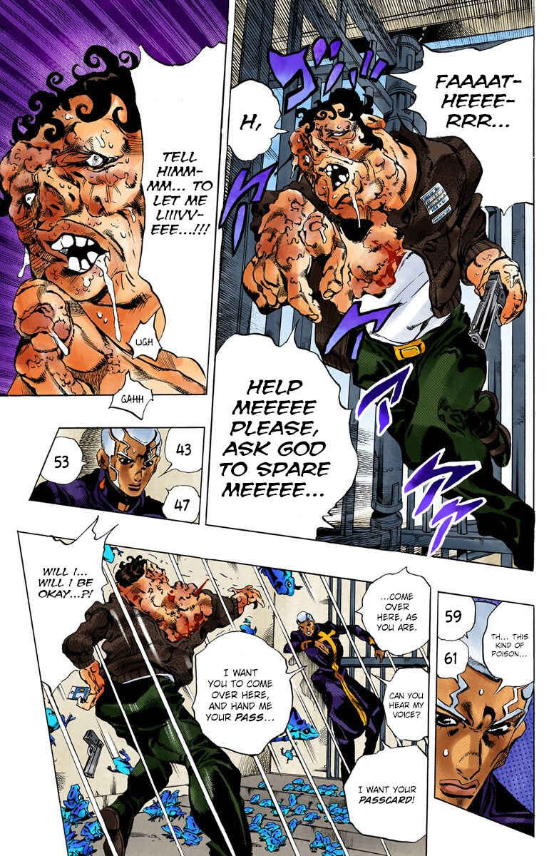 Page 8 Chapter 49 JoJos Bizarre Adventure, Part 6: Stone Ocean (Official Colored)