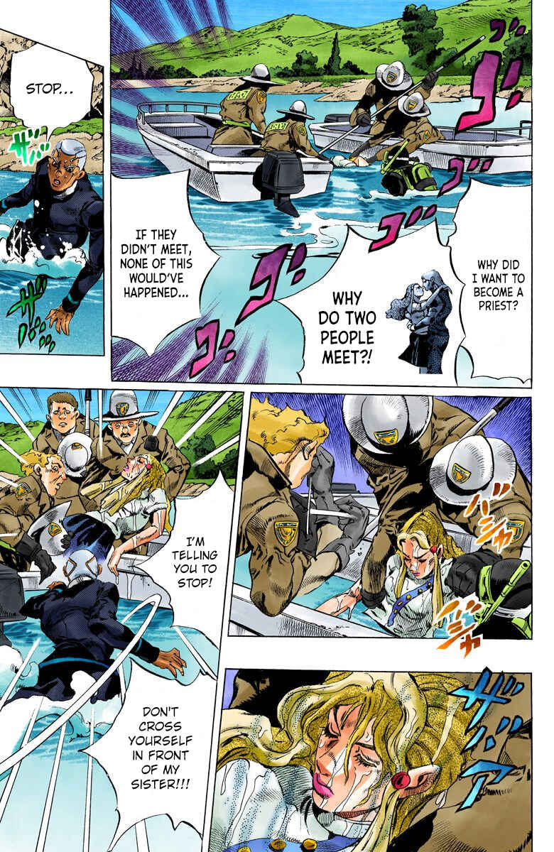 Page 3 Chapter 129 JoJos Bizarre Adventure, Part 6: Stone Ocean (Official Colored)