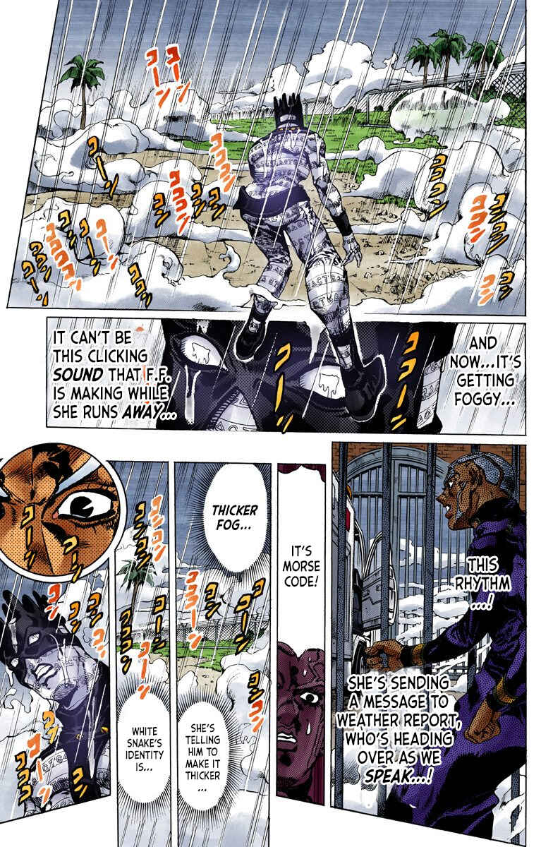 Page 11 Chapter 91 JoJos Bizarre Adventure, Part 6: Stone Ocean (Official Colored)