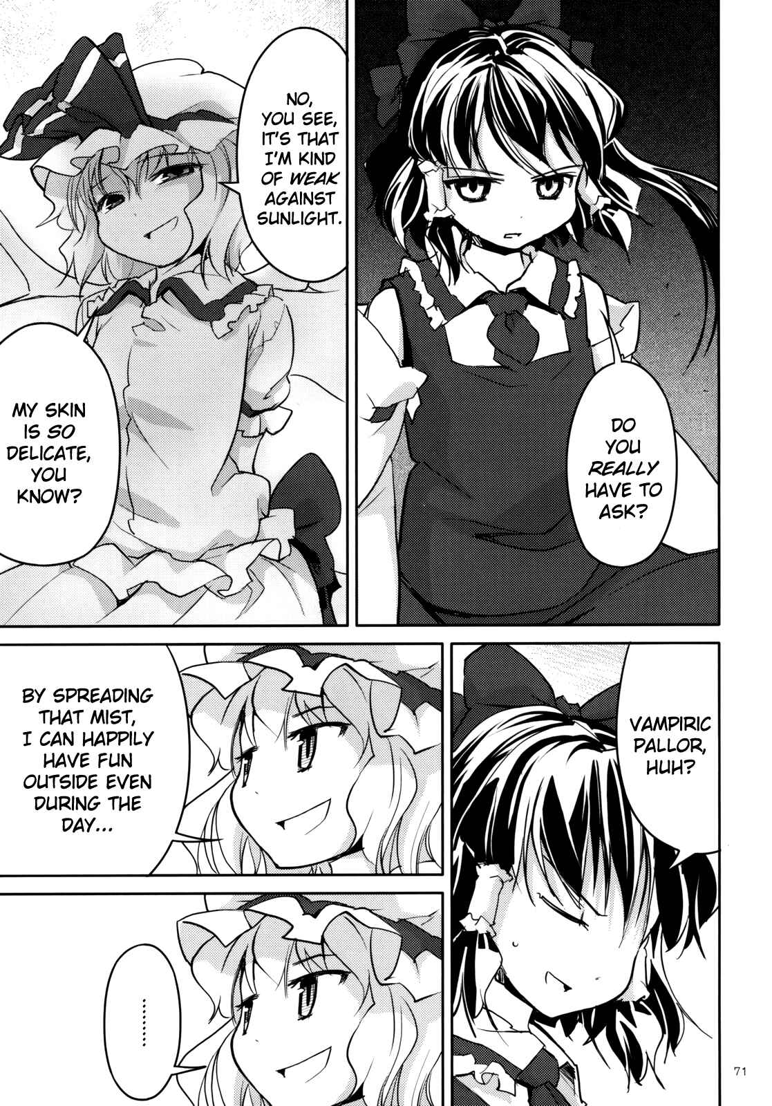 Page 72 Chapter 2 Touhou - Ibun Koumakyou - Two Scarlet Sacraments Under the Starry Sky