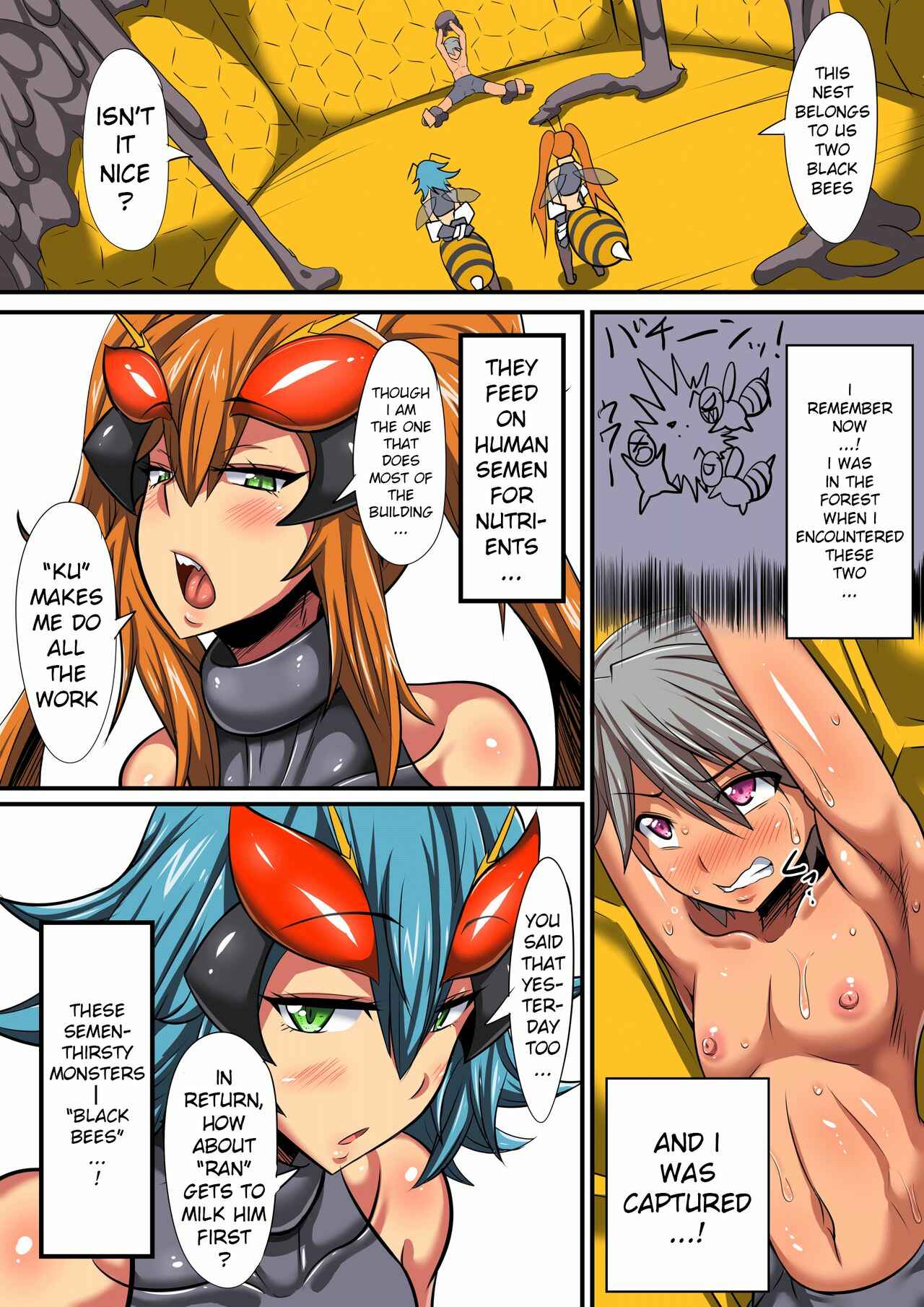 Page 3 Chapter Unknown_6ea6 Black Bee no Hanshoku