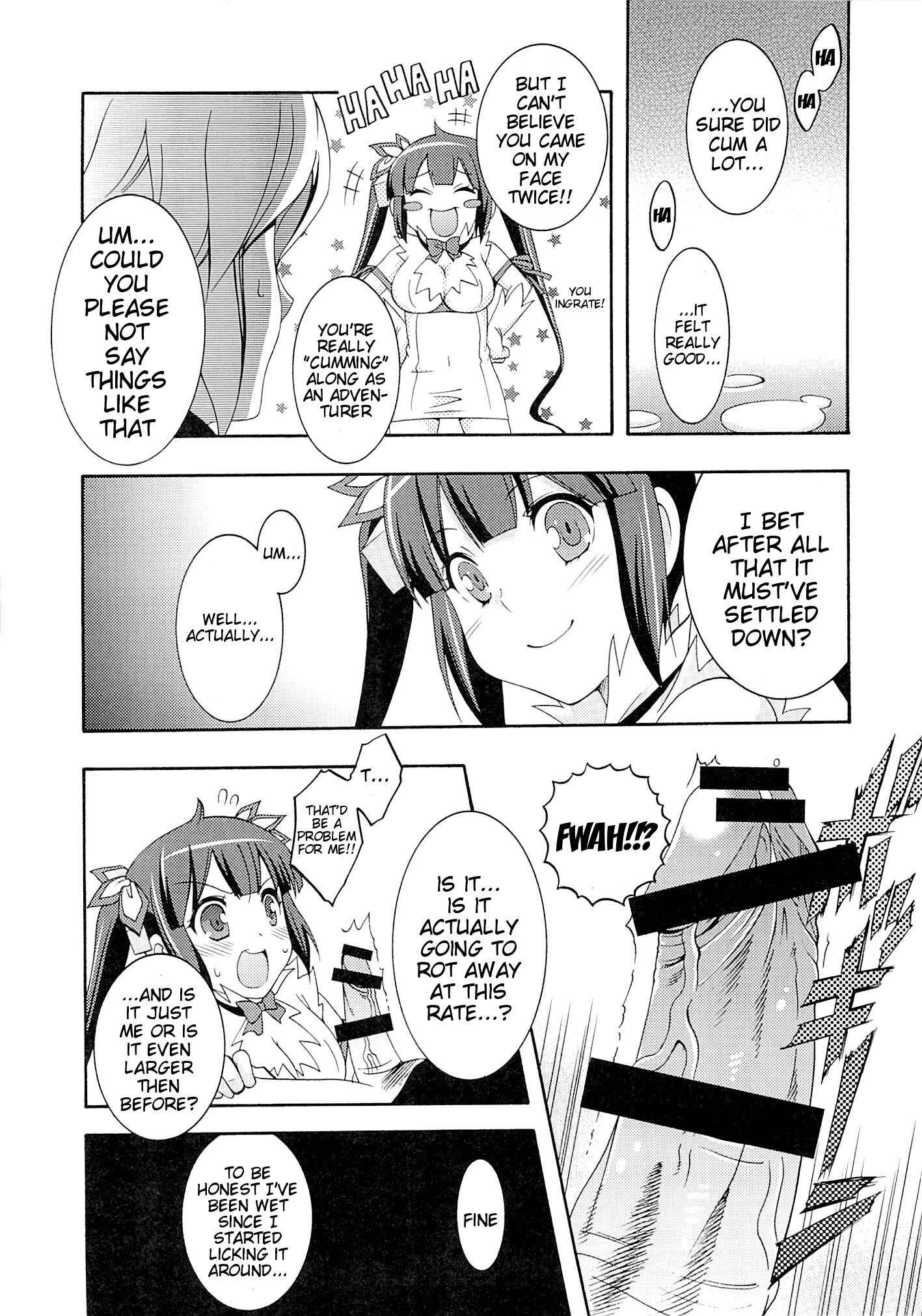 Page 14 Chapter 1 Dungeon ni Deai o Motomeru no wa Machigatteiru Darou ka - Loli-Kamisama Shicoritical Hit!! (Doujinshi)
