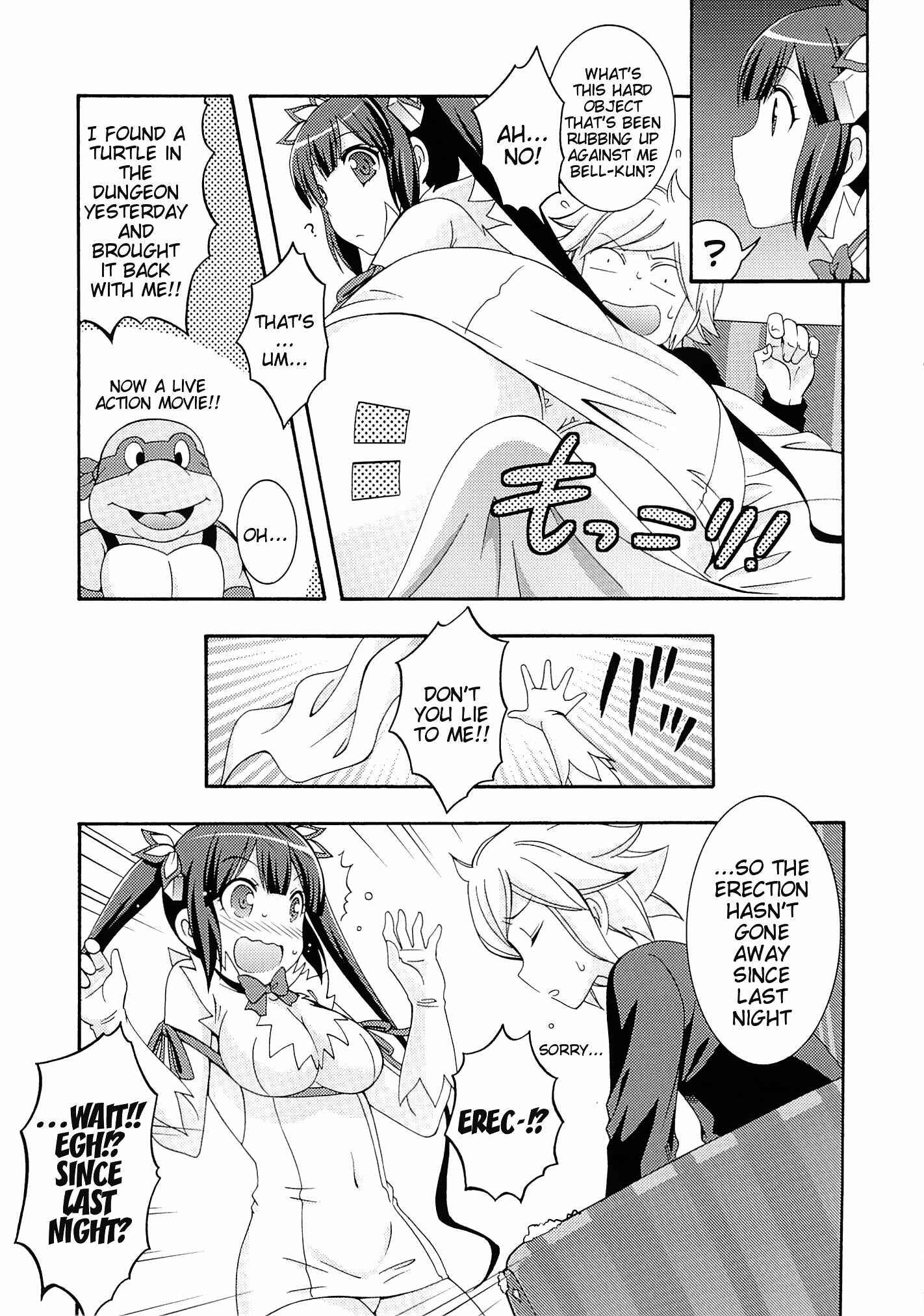 Page 5 Chapter 1 Dungeon ni Deai o Motomeru no wa Machigatteiru Darou ka - Loli-Kamisama Shicoritical Hit!! (Doujinshi)