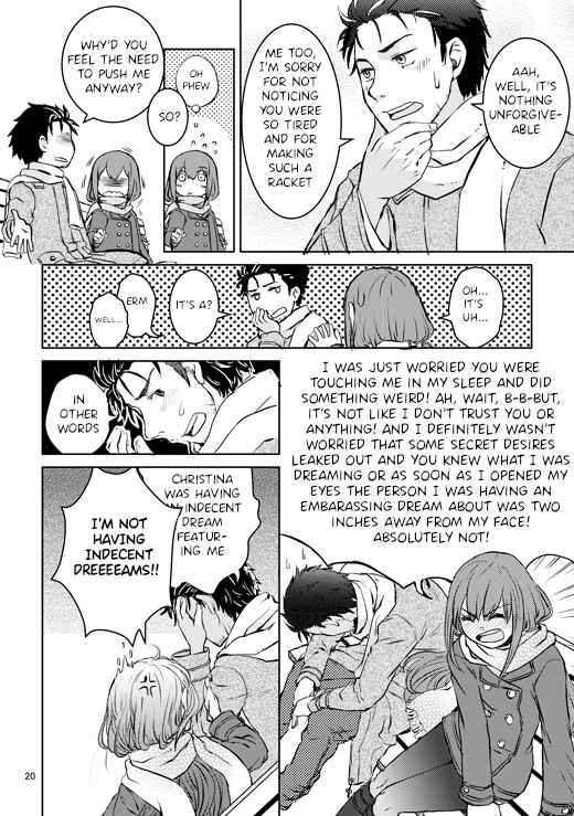 Page 19 Chapter Unknown_3729 Steins;Gate - Mendou na Danjo no Tsukiaikata ni tsuite (Doujinshi)