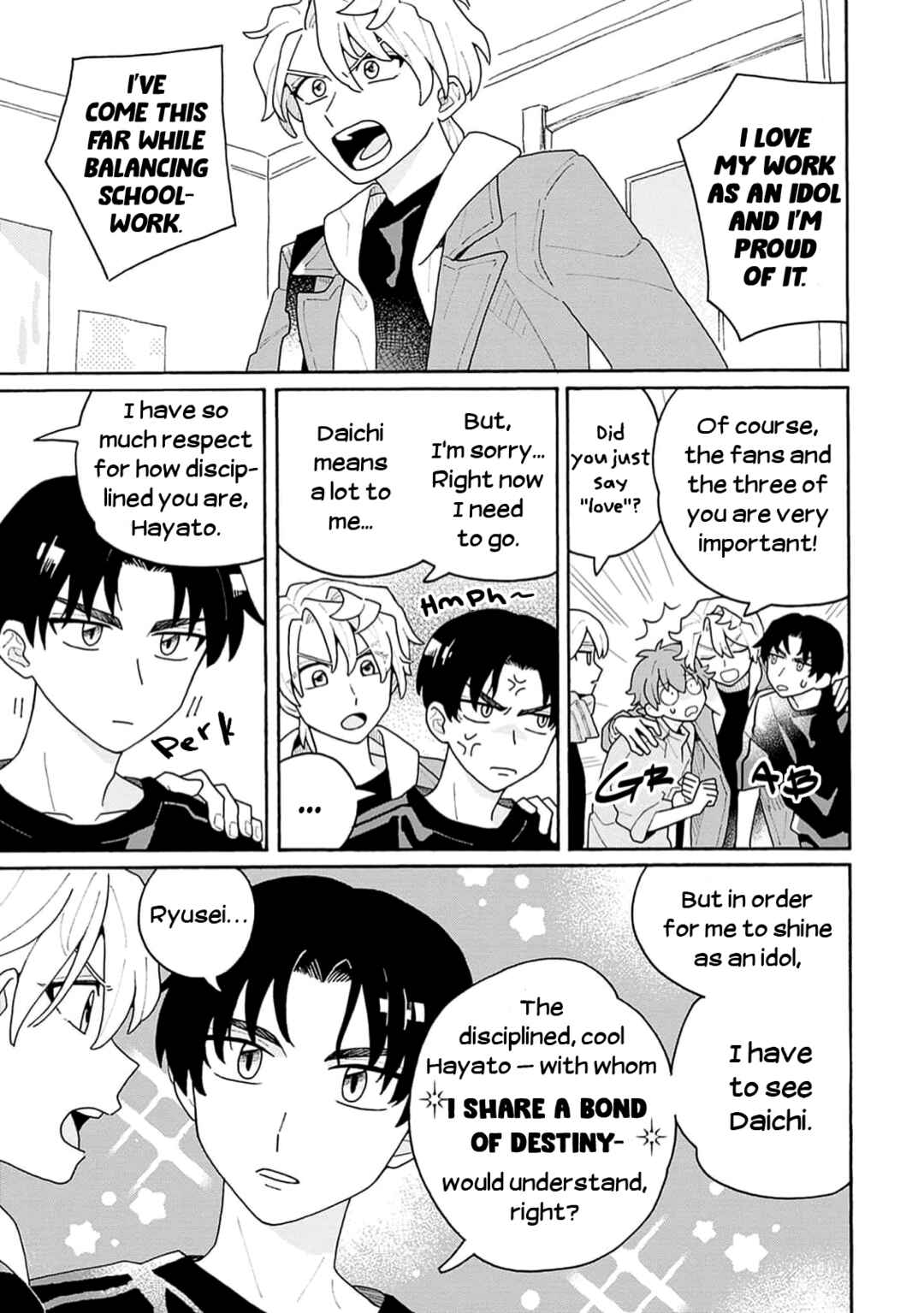 Page 19 Chapter 4 Koisuru Idol Ryusei-kun wa Kujikenai!
