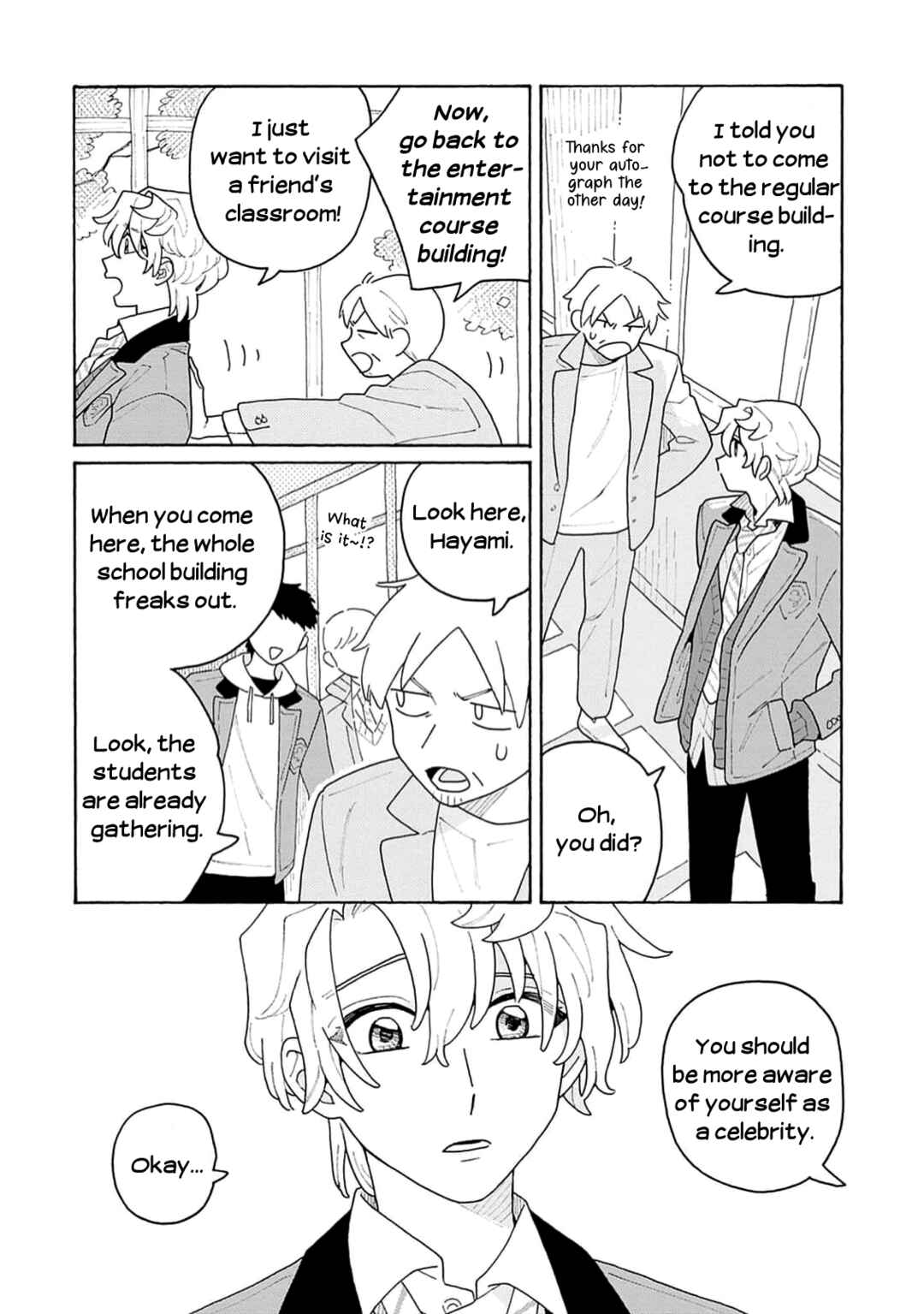 Page 23 Chapter 3 Koisuru Idol Ryusei-kun wa Kujikenai!