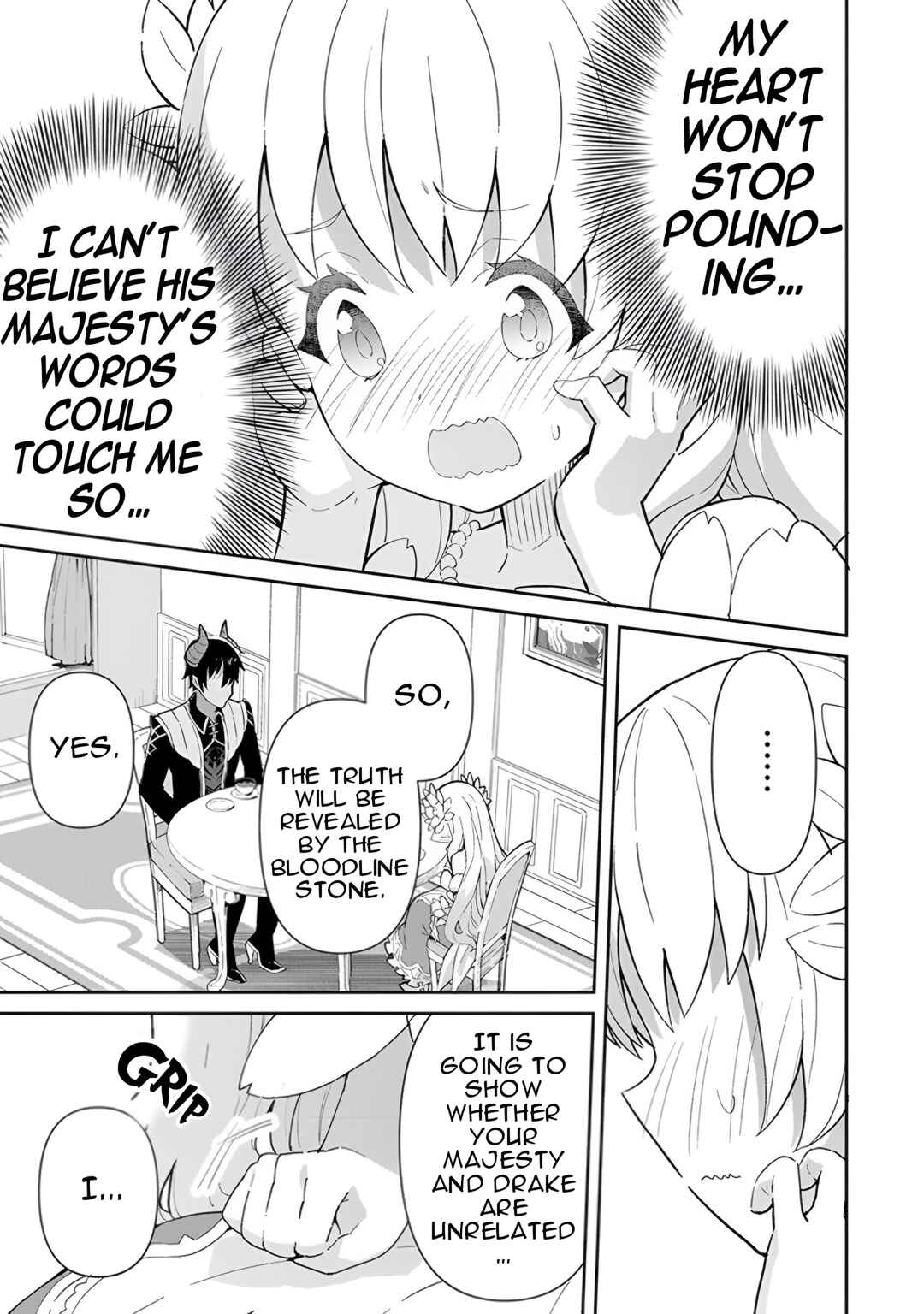 Page 48 Chapter 14 Reiketsu Ryuuou Heika no Unmei no Tsugai rashii Desu ga, Koukyuu ni Hikikomorou to Omoimasu