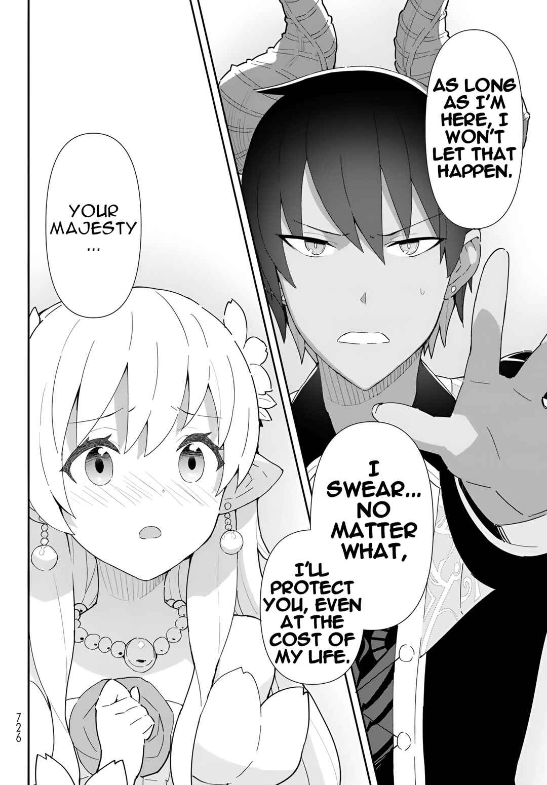 Page 9 Chapter 11.2 Reiketsu Ryuuou Heika no Unmei no Tsugai rashii Desu ga, Koukyuu ni Hikikomorou to Omoimasu