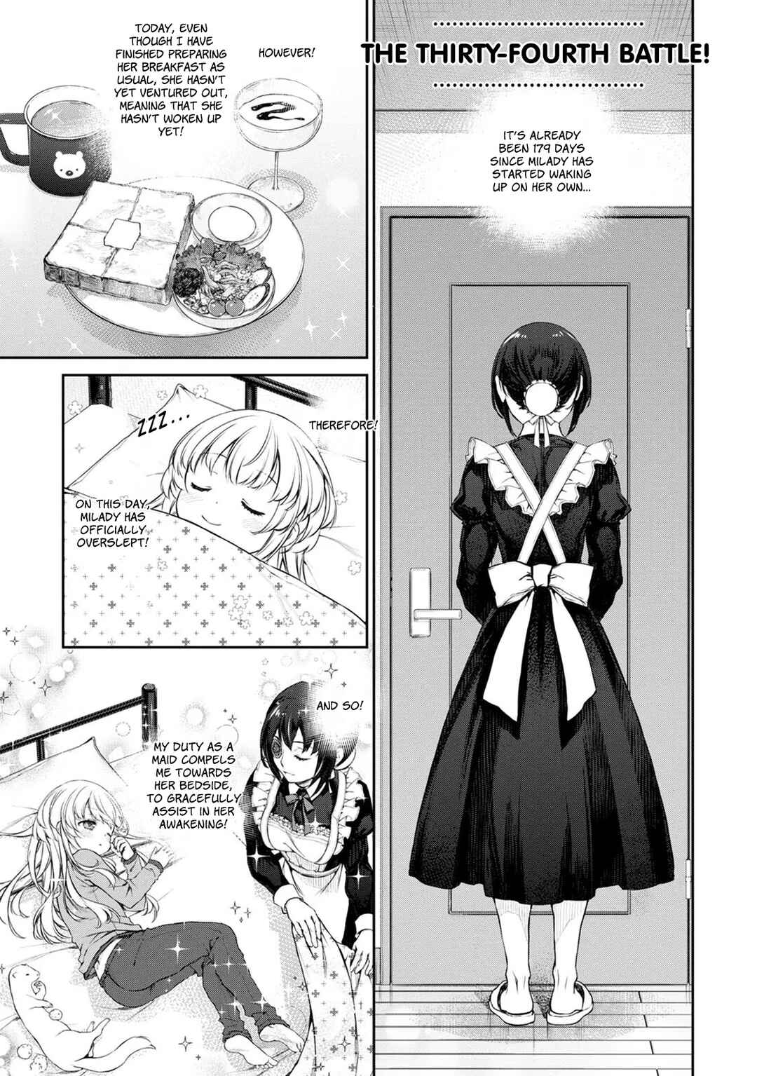 Page 1 Chapter 34 Uchi no Meido ga Uzasugiru