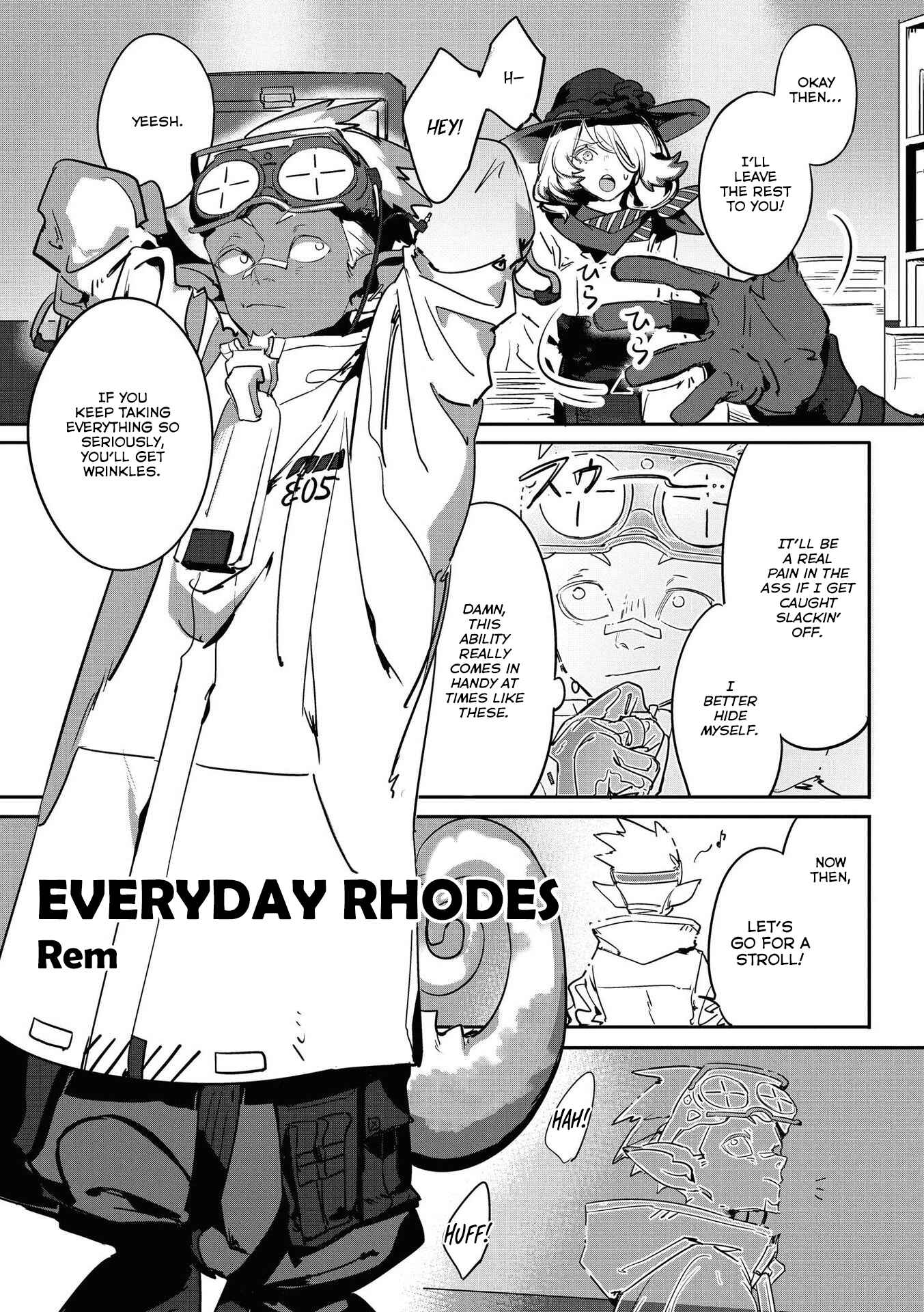 Page 1 Chapter 16 Arknights Comic Anthology
