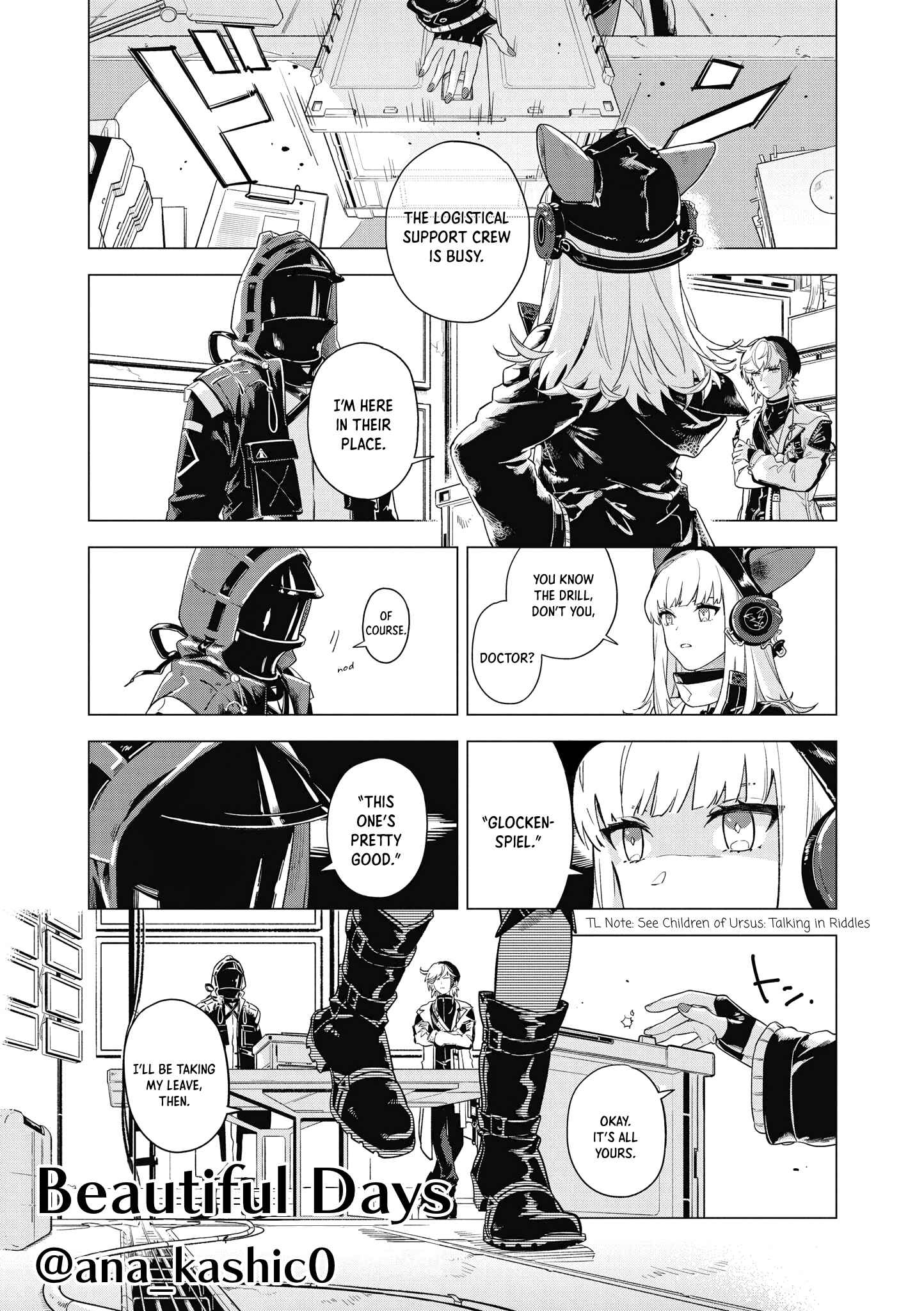 Page 1 Chapter 9 Arknights Comic Anthology