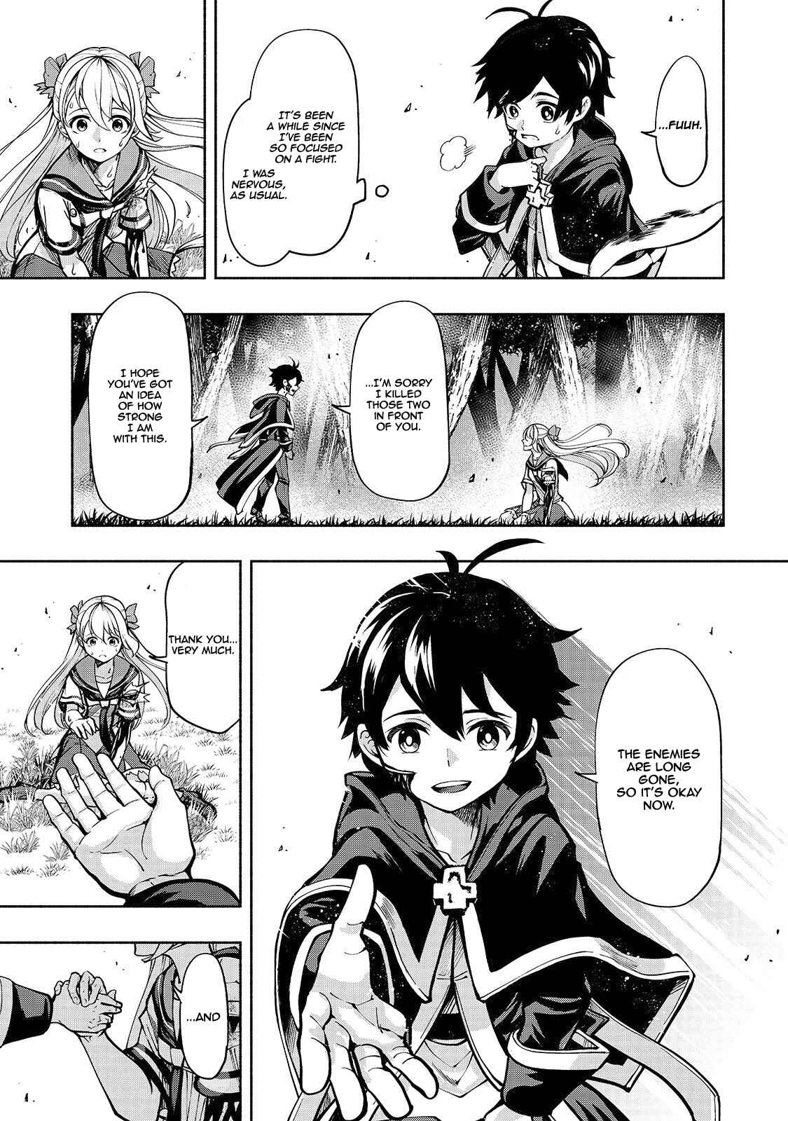 Page 13 Chapter 3 Umarekawatta Kensei wa Raku wo Shitai