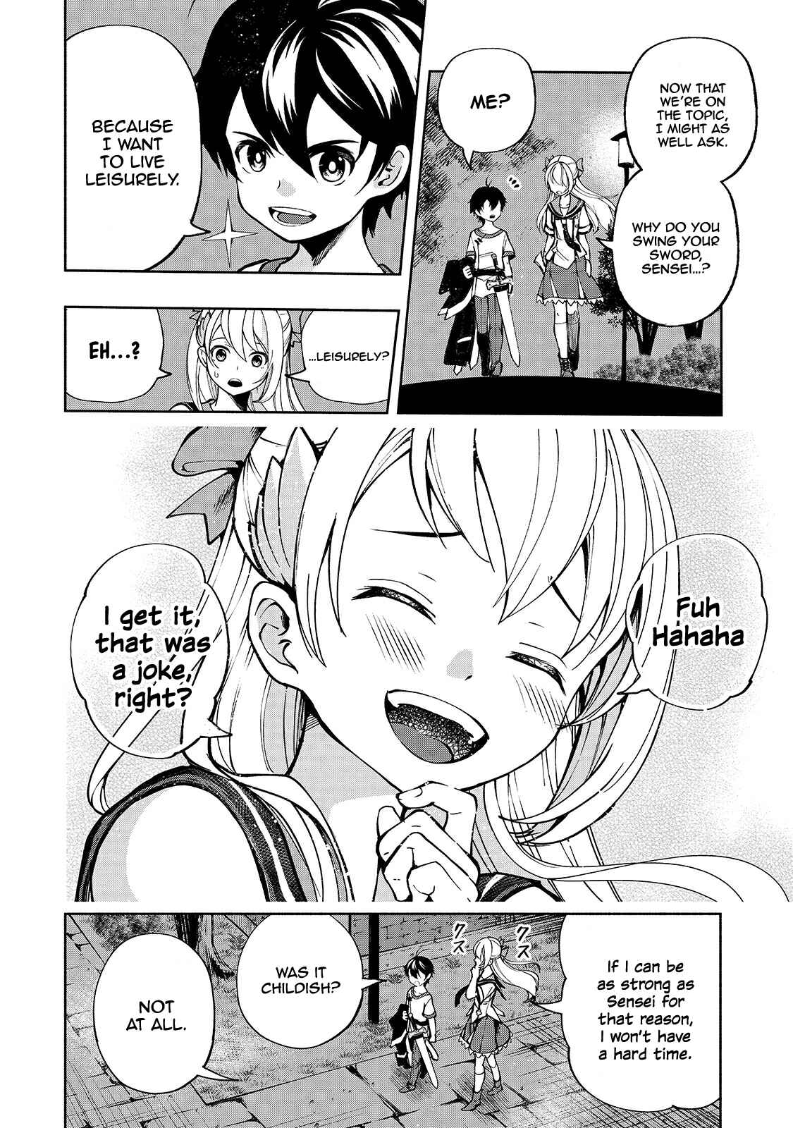 Page 9 Chapter 9 Umarekawatta Kensei wa Raku wo Shitai