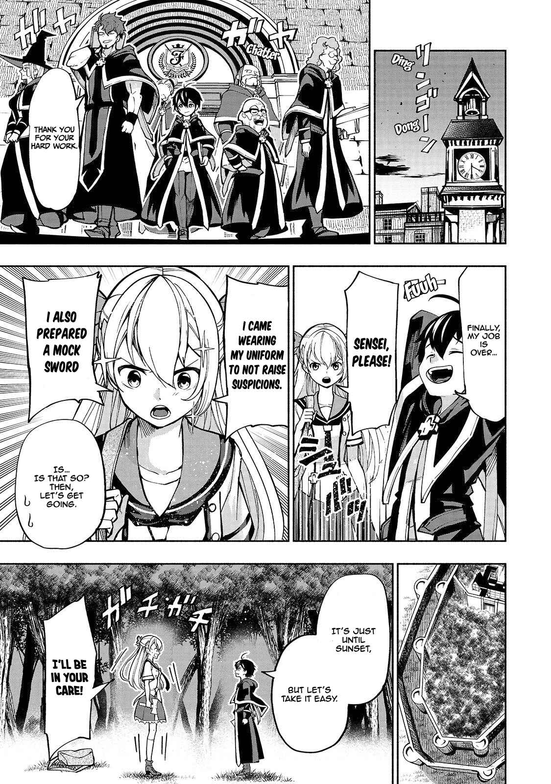 Page 13 Chapter 5 Umarekawatta Kensei wa Raku wo Shitai